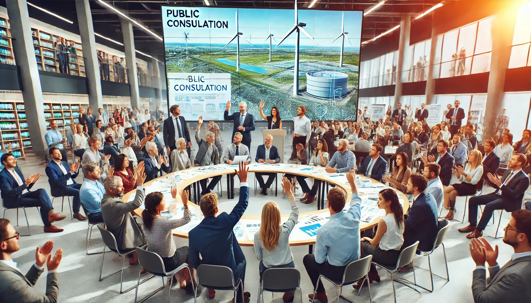 débat public sur les parcs éoliens en france