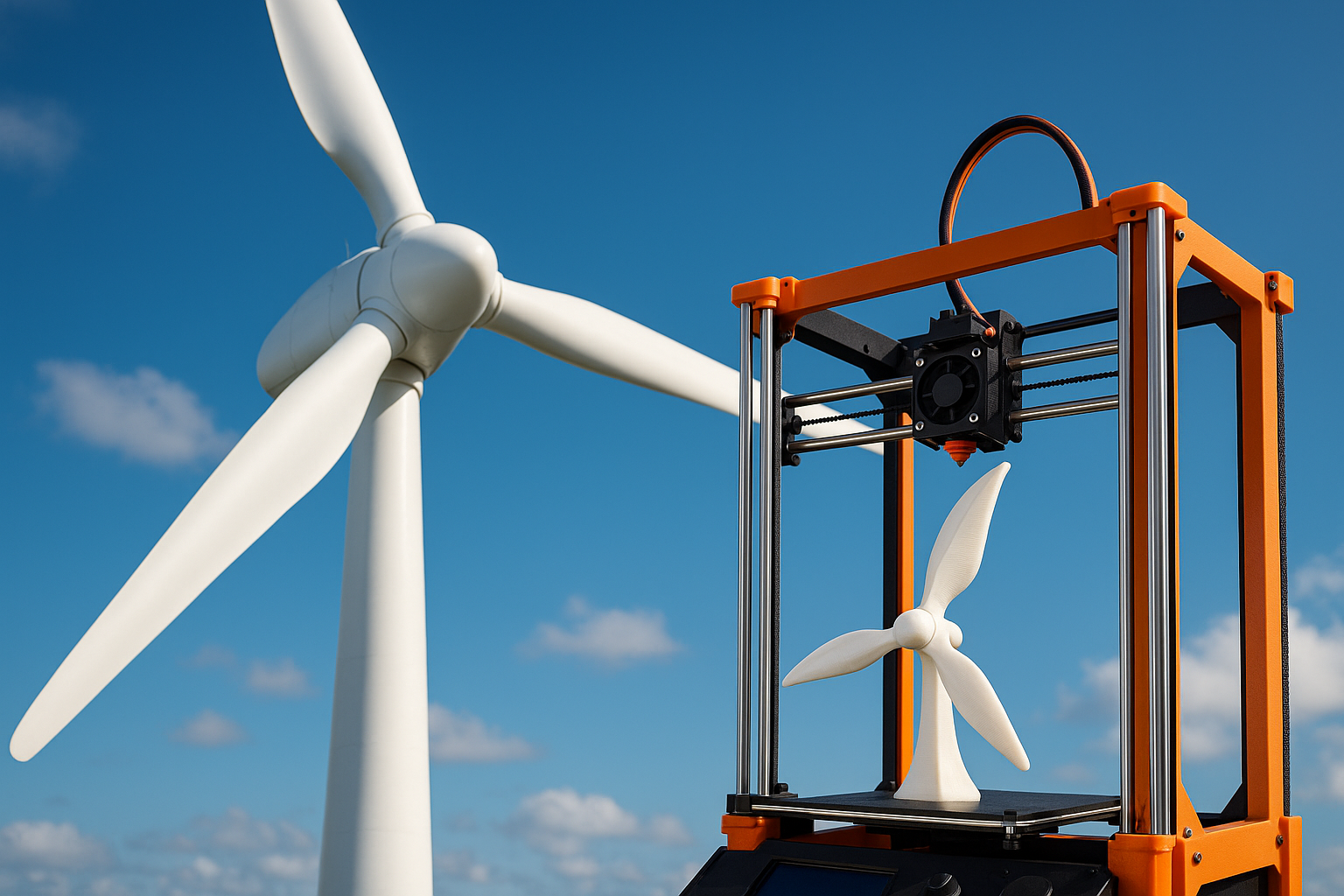 éolienne et impression 3D